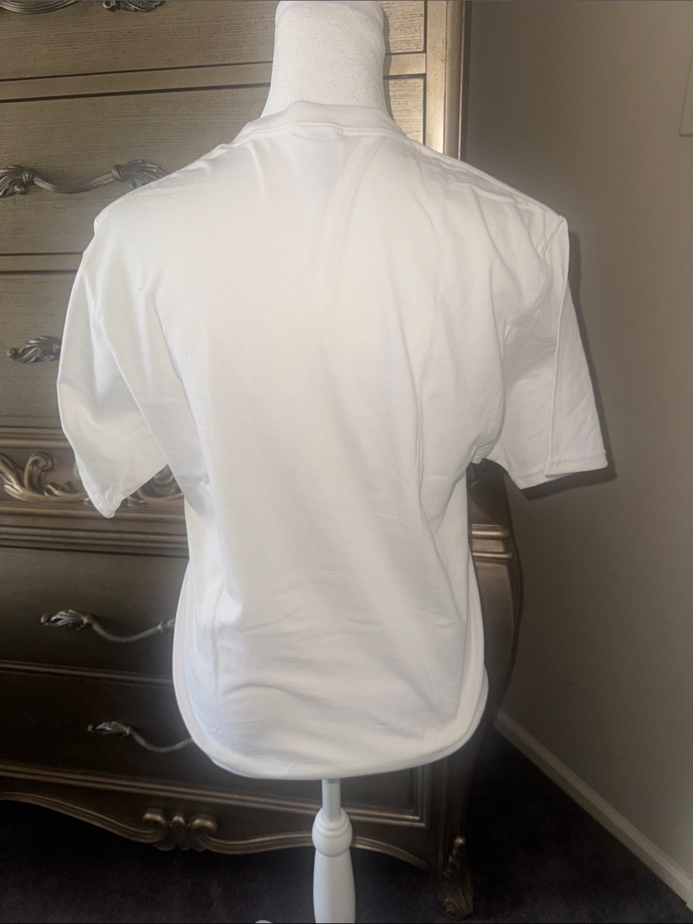 Womens White 'Eat Sleep Posh Repeat' Graphic Tee - Picture 4 of 4